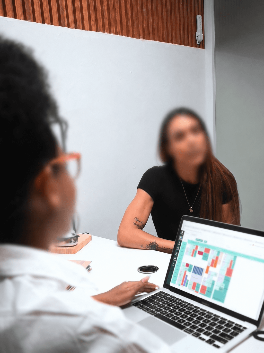 Psychological support session for veterans